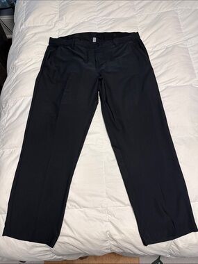 adidas Men's Black Dress Pants - Straight Leg